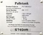 Used Aluminum Stedim Palletank For Shipping, Model PLT 500 ALU