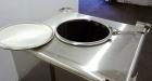 Used Stainless Steel Custom Metalcraft TransStore Transportable Powder Tote, Model 512701