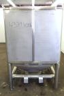 Used- Stainless Steel Custom Metalcraft TransStore Transportable Powder Tote, Model 512706