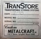 Used Stainless Steel Custom Metalcraft TransStore Transportable Powder Tote, Model 512706