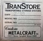 Used- Stainless Steel Custom Metalcraft TransStore Transportable Powder Tote, Model 512706