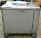 USED- Tote Systems Tote Bin, 304 Stainless Steel, 31 Cubic Feet (232 Gallons). 41