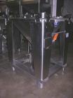 Used Tote Systems Tote Bin, 9 Cubic Feet, Stainless Steel