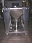 Used Tote Systems Tote Bin, 9 Cubic Feet, Stainless Steel