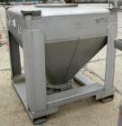 USED: Tote Systems tote bin, 35 cubic feet, 304 stainless steel. 48