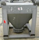 USED: Tote Systems tote bin, 35 cubic feet, 304 stainless steel. 48