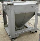 USED: Tote Systems tote bin, 35 cubic feet, 304 stainless steel. 48
