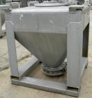 USED: Tote Systems tote bin, 35 cubic feet, 304 stainless steel. 48