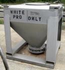 USED: Tote Systems tote bin, 35 cubic feet, 304 stainless steel. 48
