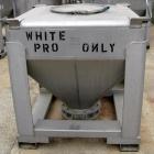USED: Tote Systems tote bin, 35 cubic feet, 304 stainless steel. 48