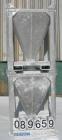 Used- Tote Systems Powder Tote Bin, Approximate 10 Cubic Feet, Aluminum. 36
