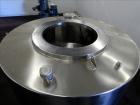 Used United Utensils Powder Tote Bin, Approximate 20 Cubic Feet, 304 Stainless Steel. Approximately 48