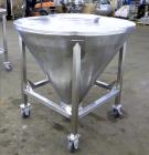 Used United Utensils Hopper Tote, Approximate 17 Cubic Feet