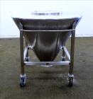 Used United Utensils Hopper Tote, Approximate 17 Cubic Feet, 304 Stainless Steel. Approximate 52