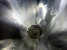 Used United Utensils Hopper Tote, Approximate 17 Cubic Feet, 304 Stainless Steel. Approximate 52