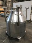 Used- United Untensil Tote Bin, 290 Gallon, Approximately 38.76 Capacity, 304 Stainless Steel, Vertical. Chamber approximate...