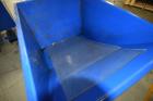 Used Vestil 1 Cubic Yard Self Dumping Hopper, Model D-100-LD, Carbon Steel. 2000 Pound capacity, serial# 5798069.