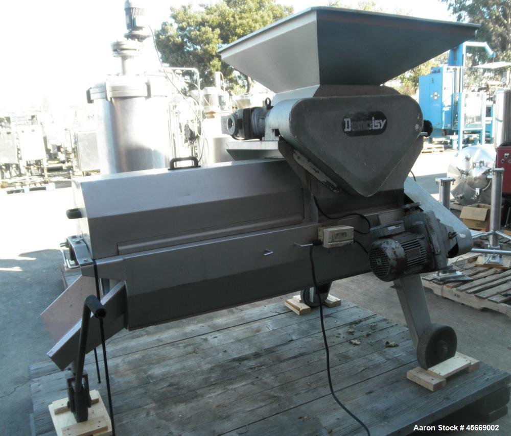 Used Demoisy Grape Crusher Destemmer
