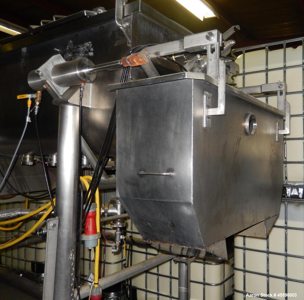 Used Industrial Cheese Cooker by APV – Dual Auger, 60" Tub Length