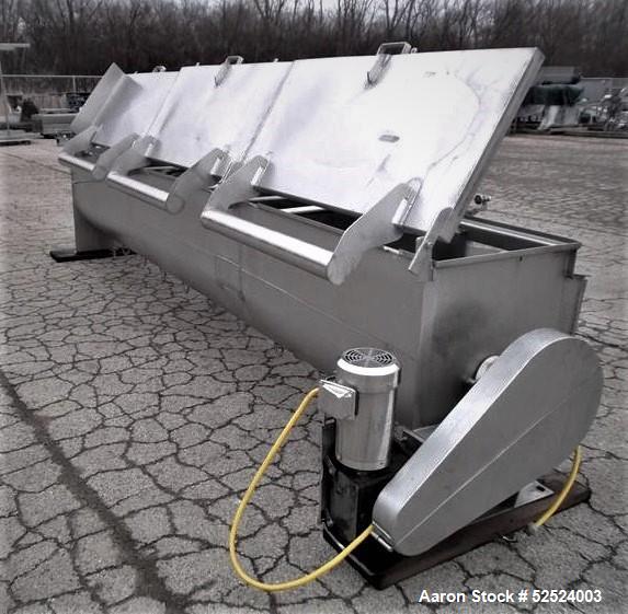 Used CSE Steam Injected Screw Cooker / Blancher – 20" x 14' Stainless Steel