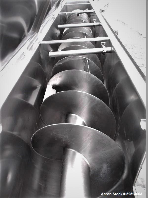 Used CSE Steam Injected Screw Cooker / Blancher – 20" x 14' Stainless Steel