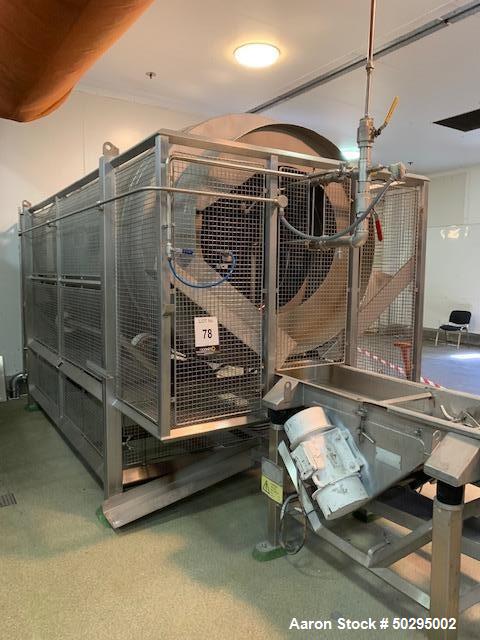 Used Dodman Ltd. Model DST 010 Rotary Drum Blanching System