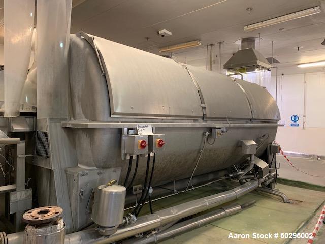 Used Dodman Ltd. Model DST 010 Rotary Drum Blanching System