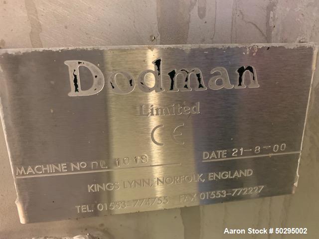 Used Dodman Ltd. Model DST 010 Rotary Drum Blanching System