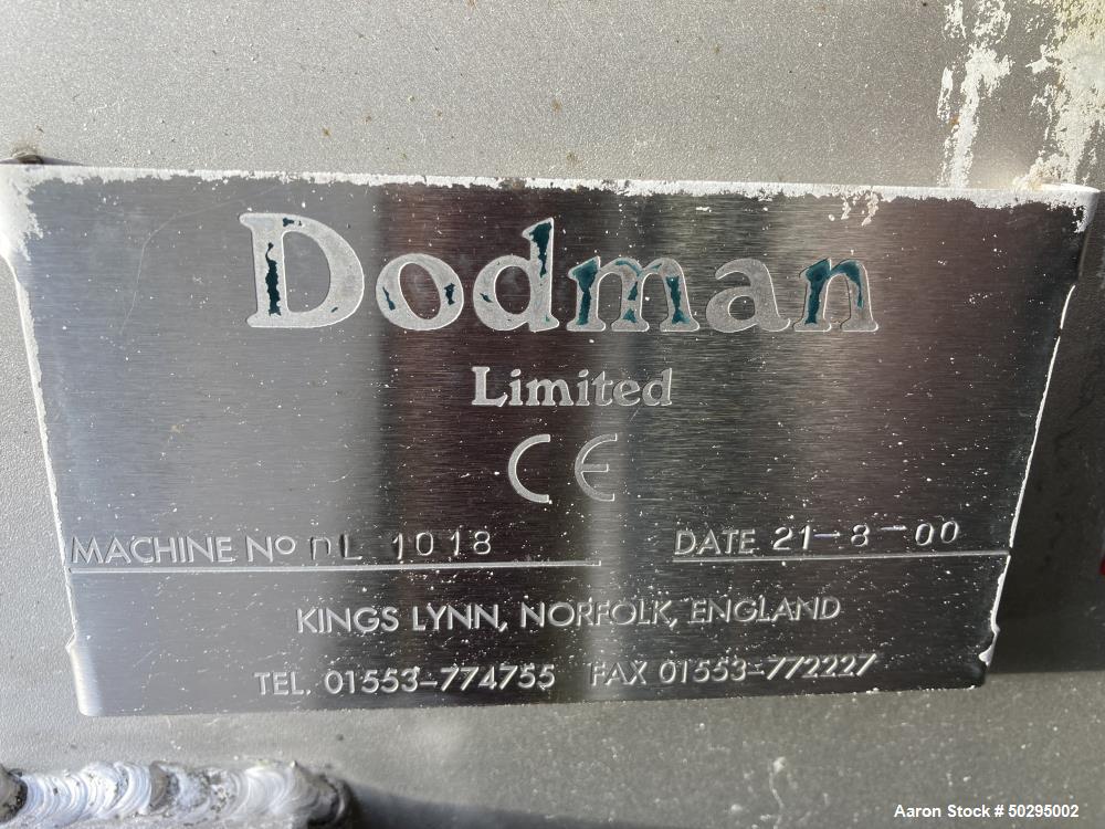 Dodman Ltd. DST 010 Rotary Drum Vegetable Blancher
