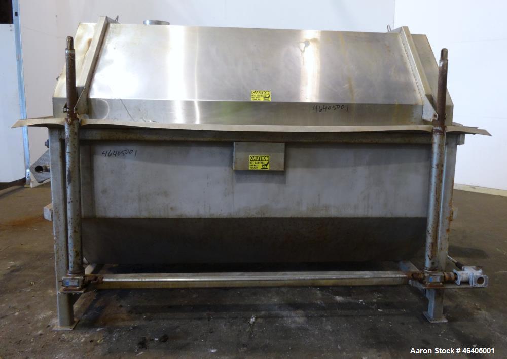 Used Kusel TNT Manufacturing Rotary Hot Water Blancher Washer