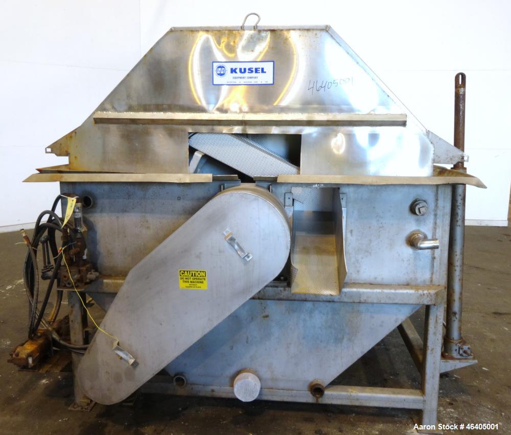 Used Kusel TNT Manufacturing Rotary Hot Water Blancher Washer
