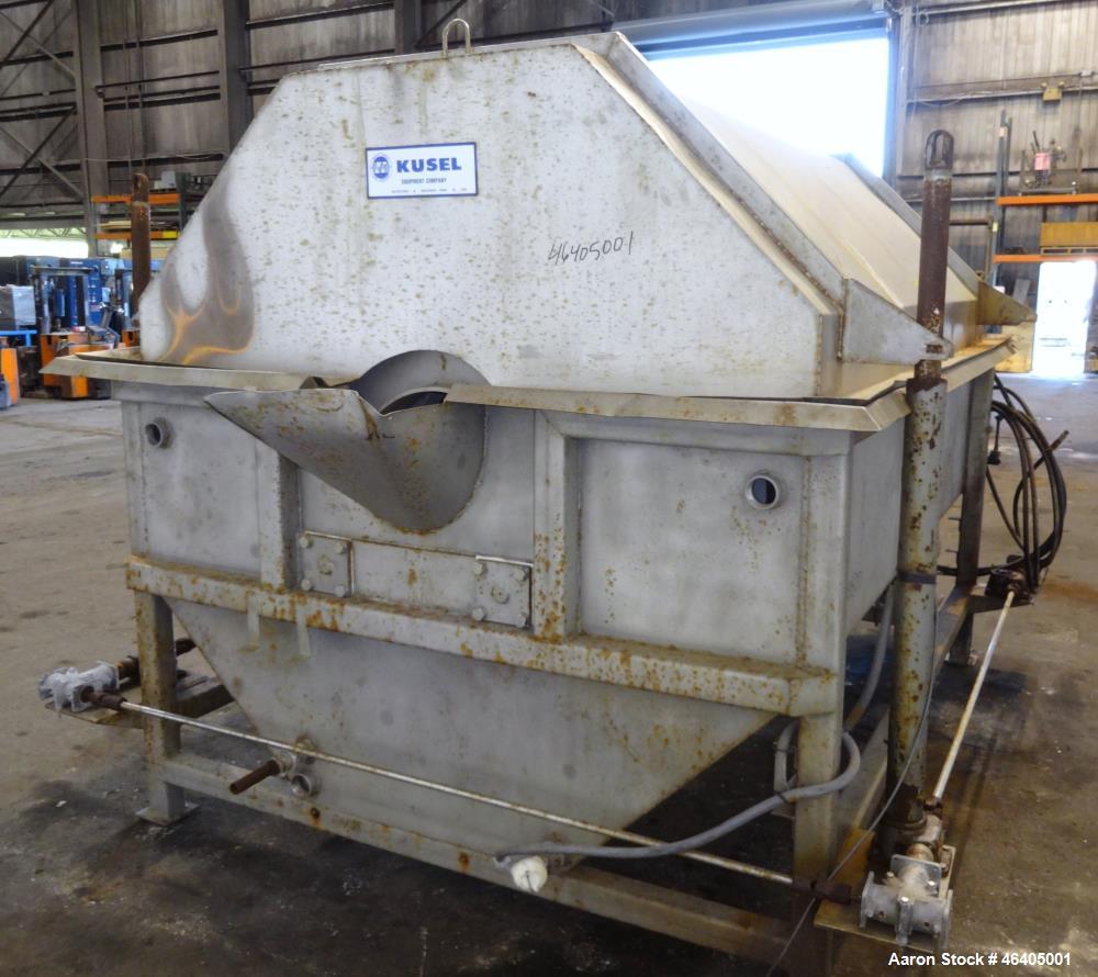 Used Kusel TNT Manufacturing Rotary Hot Water Blancher Washer