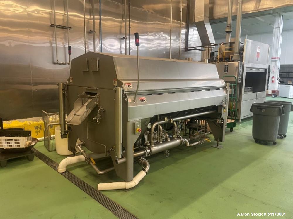 Used Lyco Blancher – Model Clean Flow CKFF, 7’ Chamber, Stainless Steel