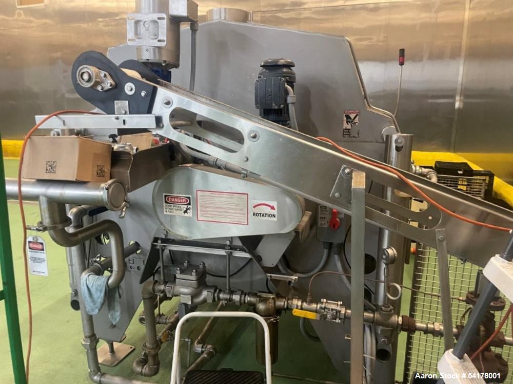 Used Lyco Blancher – Model Clean Flow CKFF, 7’ Chamber, Stainless Steel