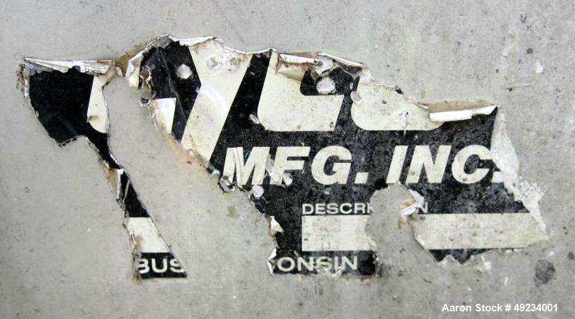 Used Lyco Hot Water Rotary Reel Blancher, Stainless Steel