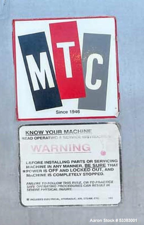 Used MTC SC-1000 Twin Screw Jacketed Smart Cooker – 1,000 lb. Capacity
