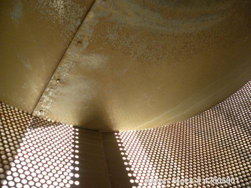 Used 304 Stainless Steel Rotary Blancher – 40" x 98" Perforated Drum, Variable Speed