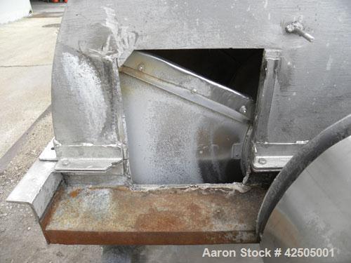 Used 304 Stainless Steel Rotary Blancher – 40" x 98" Perforated Drum, Variable Speed