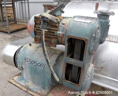 Used 304 Stainless Steel Rotary Blancher – 40" x 98" Perforated Drum, Variable Speed