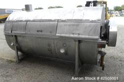 Used 304 Stainless Steel Rotary Blancher – 40" x 98" Perforated Drum, Variable Speed