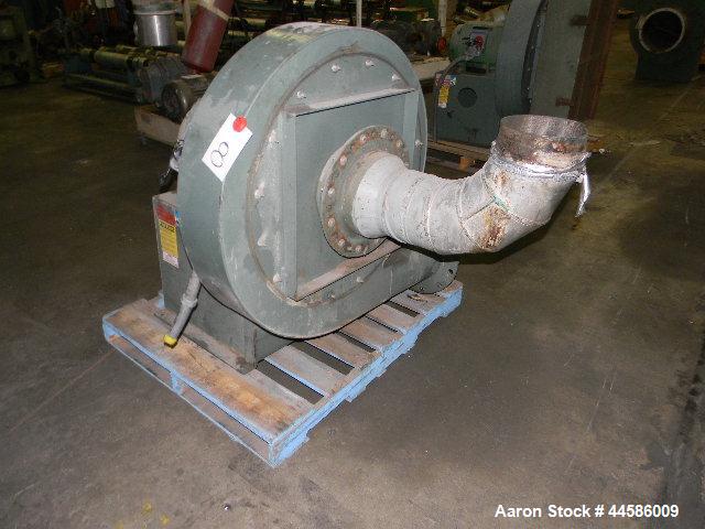 Used- New York Air Ring Blower, pressure blower, size 2510 Alum, 10" inlet & outlet, 40 hp (230/460/3/60/3540 rpm)