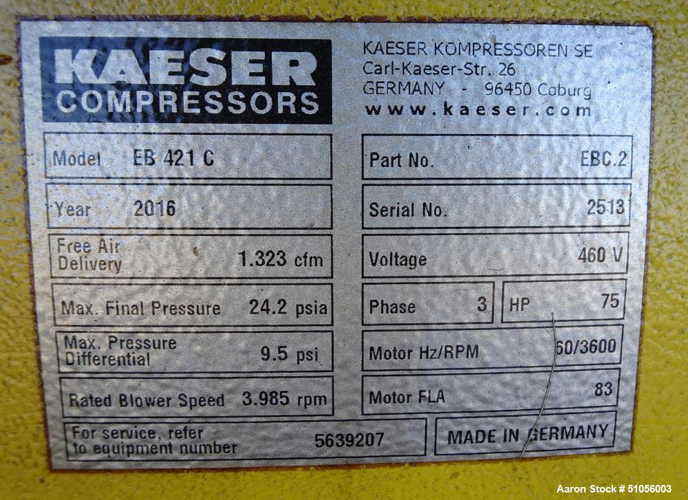 Used- Kaeser Blowing System