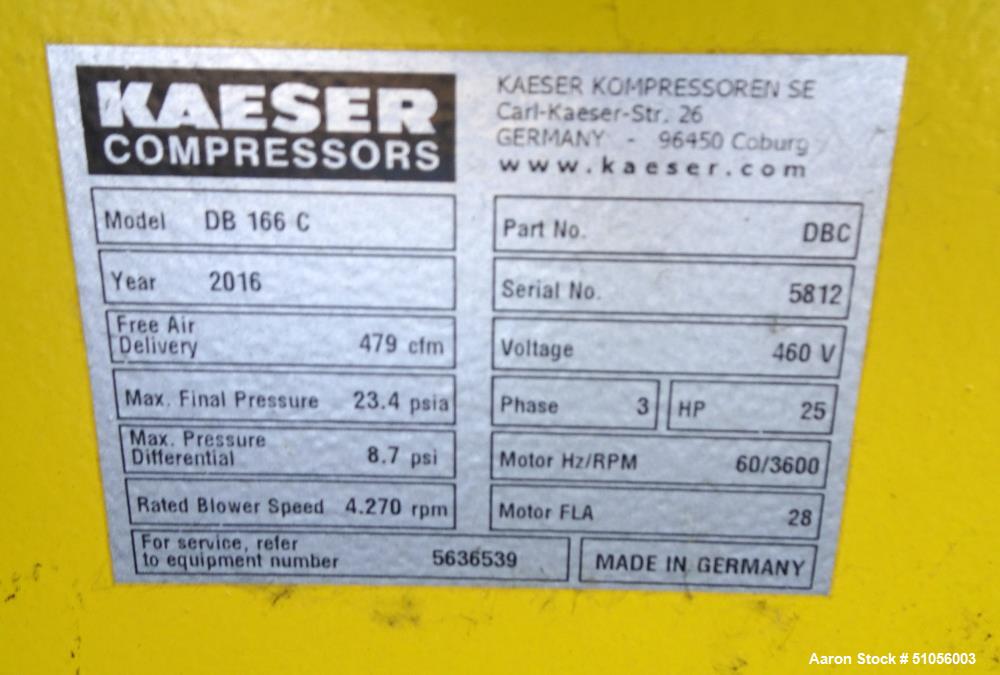 Used- Kaeser Blowing System