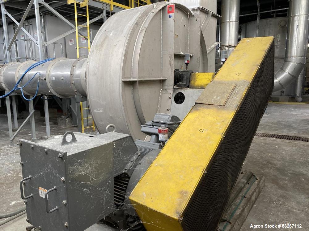 Used Flebu 12.5 m³/s (26,460 CFM) Stainless Steel Blower – 300 HP, TRH 2.28/71-3, Built 2012