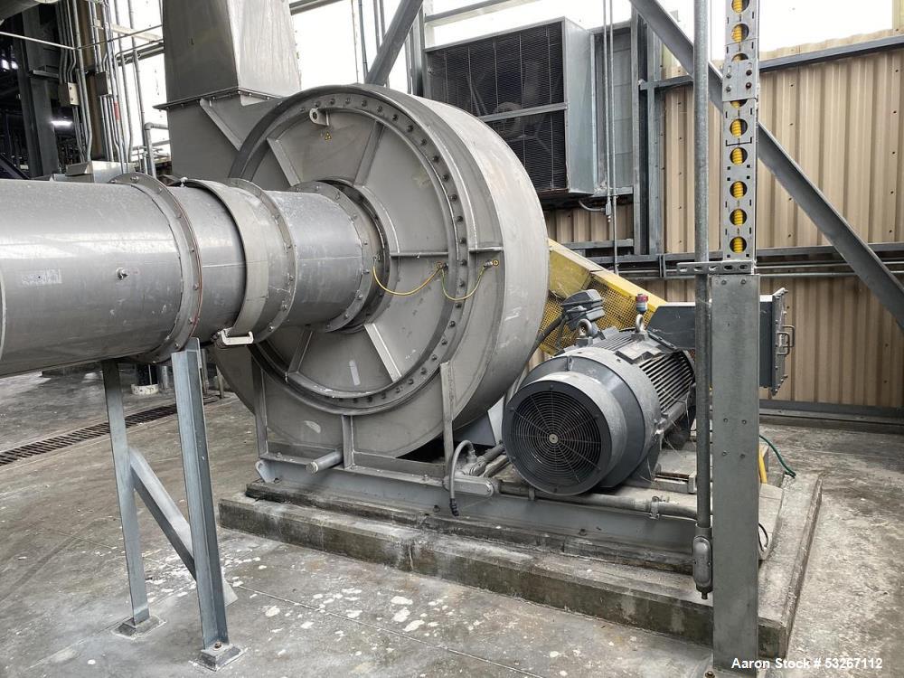 Used Flebu 12.5 m³/s (26,460 CFM) Stainless Steel Blower – 300 HP, TRH 2.28/71-3, Built 2012