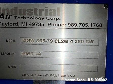 25 HP Industrial Blower by IATC – 18,000 CFM, Model BISW 365-79 CL2/B