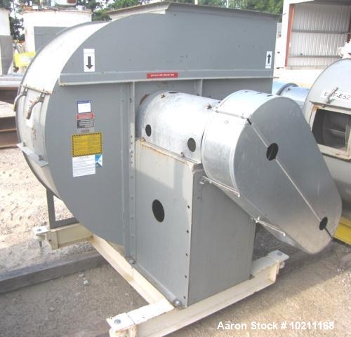 Used-Buffalo Forge Blower Model 660 BL CL2.  Rated 15000 cfm at 6" static pressure.  Driven by a 25 hp, 3/60/230/460 volt, 1...
