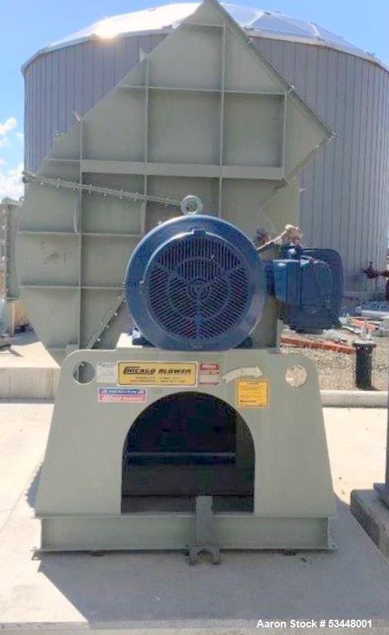 Used Chicago Blower Recycle Heater FD Fan – 150 HP, Heavy-Duty Industrial Fan