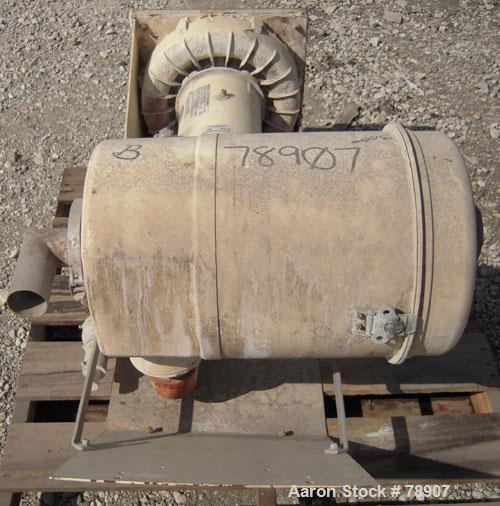 Used E.G.& G. Rotron Regenerative Blower Package Consisting Of: (1) Ametek blower, model DR707D89MX, cast aluminum, vertical, 3" NPT inlet/outlet. Maximum flow rate of 295 SCFM, maximum pressure of 1...