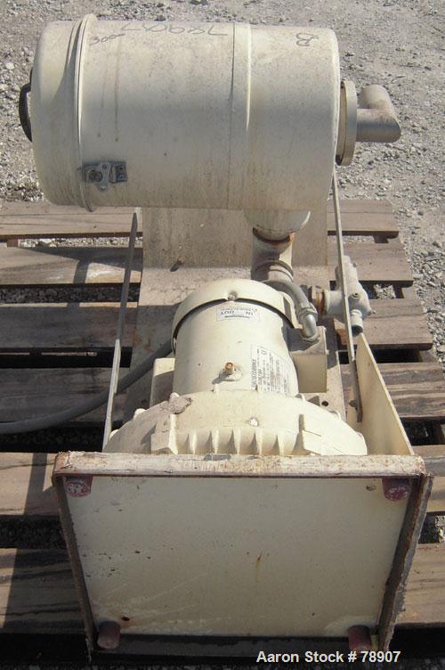 Used E.G.& G. Rotron Regenerative Blower Package Consisting Of: (1) Ametek blower, model DR707D89MX, cast aluminum, vertical, 3" NPT inlet/outlet. Maximum flow rate of 295 SCFM, maximum pressure of 1...